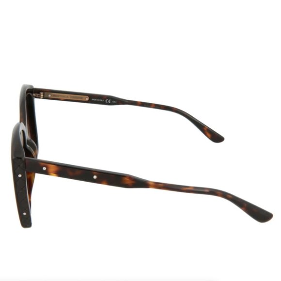 Bottega Veneta Women\'s Havana Brown Square Sunglasses!
